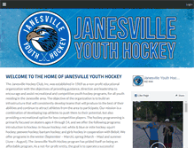 Tablet Screenshot of janesvilleyouthhockey.com